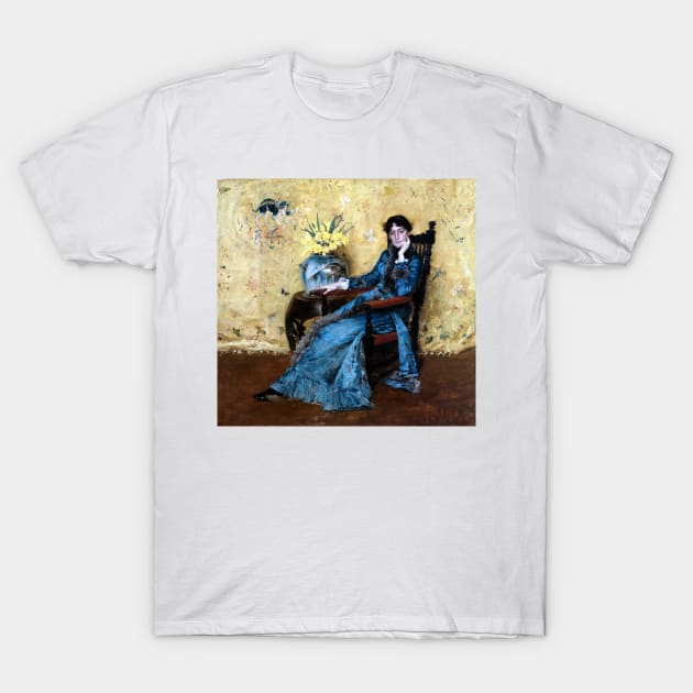 William Merritt Chase Portrait of Dora Wheeler T-Shirt by pdpress